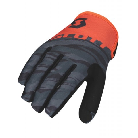 SCO GLOVE 350 DIRT KIDS BLACK/ORANGE M