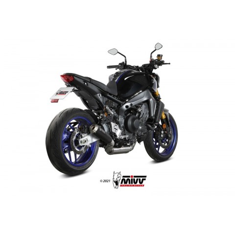 Ligne complète MIVV XM-1 - Steel Black/inox Yamaha MT-09/SP/FZ-09