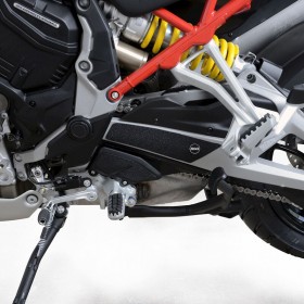 Kit protection de cadre R&G RACING - cadre/bras oscillant noir (3 pièces) Ducati Multistrada V4(S)