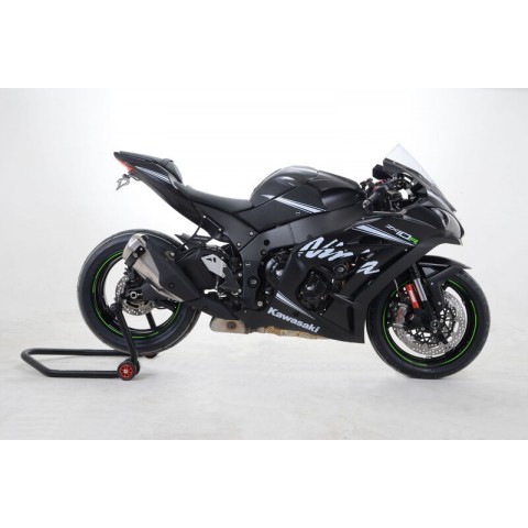 Tampons de protection R&G RACING Aero - blanc Kawasaki ZX10-R/RR