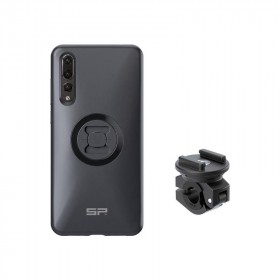 Pack Complet SP CONNECT Moto Bundle fixé sur rétroviseur - Huawei P20 Pro