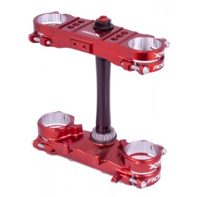 Té de fourche XTRIG Rocs Pro Offset 20-22 mm - rouge Honda CRF250R/450R