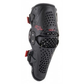 SX-1 V2 KNEE PROTECTOR BLACK RED LXL