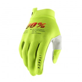 ITRACK JAUNE FLUO GANTS 100% - TAILLE SM
