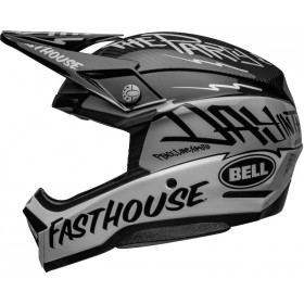 Casque BELL Moto-10 Spherical - Fasthouse DID 22 Gloss Black/White