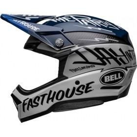 Casque BELL Moto-10 Spherical - Fasthouse DID 22 Gloss Navy/White