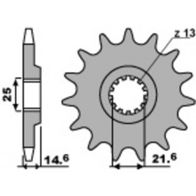 Pignon PBR acier standard 2063 - 428