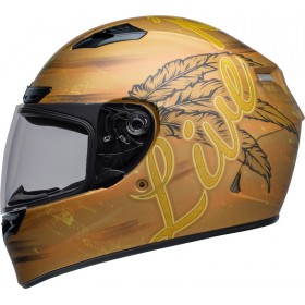 Casque BELL Qualifier DLX Mips - Hart Luck Live Matte Gold