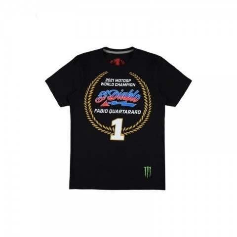 TEE SHIRT FQ20 FABIO QUARTARARO CHAMPION MOTO GP21