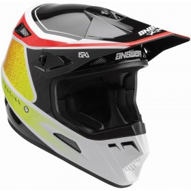 Casque ANSWER AR1 Vivid junior Red/White/Hyper taille S