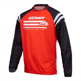 MAILLOT TRACK RAW KID XXS RED