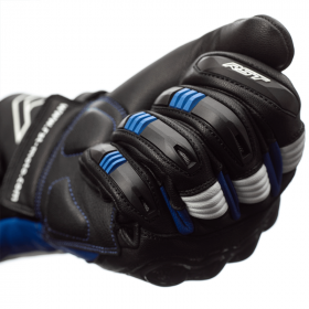 Gants RST Pilot CE - noir/bleu/blanc taille 08