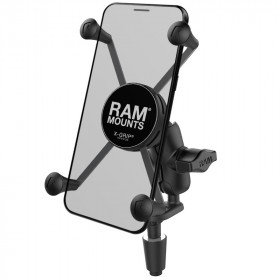 Pack complet RAM MOUNTS X-Grip® bras court fixation tige de fourche - smartphones L/XL