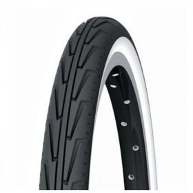 Pneu MICHELIN 600 a confort (37 - 541) ville junior noir/blanc