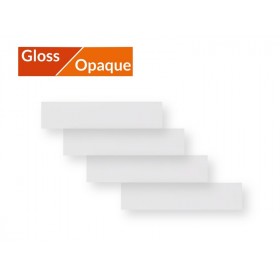 Lot de 4 bande de protection Gloss 11x48cm - transparant