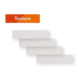 Lot de 4 bande de protection Texture 11x48cm - transparant