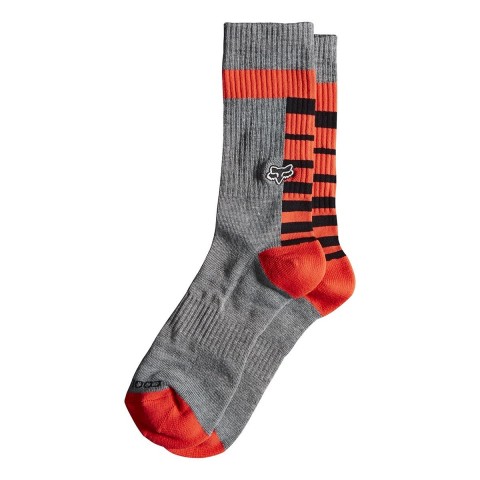OUTPUT CREW SOCK [HTR GRY]