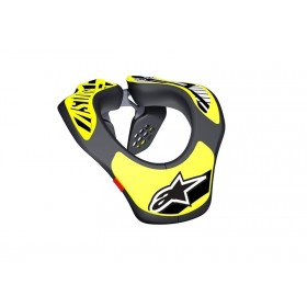 YOUTH NECK SUPPORT BLACK YELLOW FLUO OS