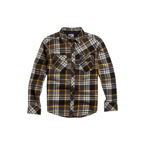 DECKER LS FLANNEL BLACK M