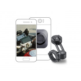 Pack complet SP-CONNECT Moto Bundle fixé sur guidon universel