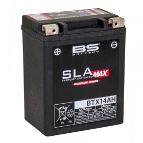 Batterie BS BATTERY SLA Max sans entretien activé usine - BTX14AH MAX FA