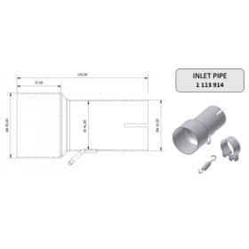 Tube de raccordement MIVV 55  41 mm