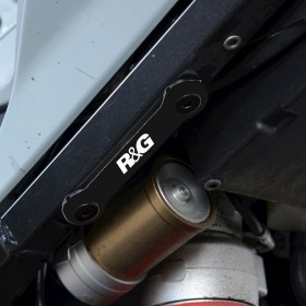 Cache orifice reposes-pieds arrière R&G RACING noir - BMW S1000XR