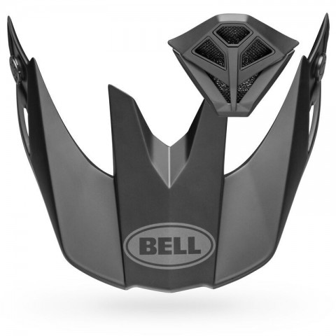 Kit visière et ventilation de bouche BELL Moto-10 - Visor Matte Black