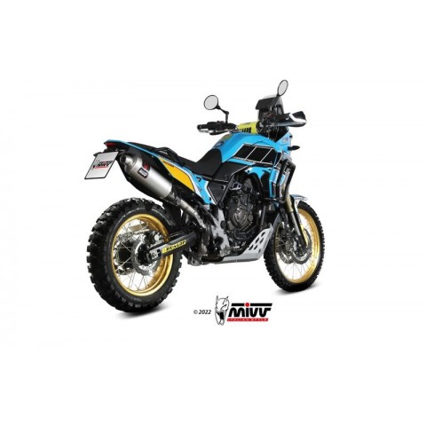 Silencieux MIVV Dakar Slip-On acier inoxydable - Yamaha Ténéré 700 19-22