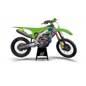 Kit déco BLACKBIRD Retro - Kawasaki KX125/250