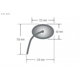 Rétroviseur SHIN YO Oval