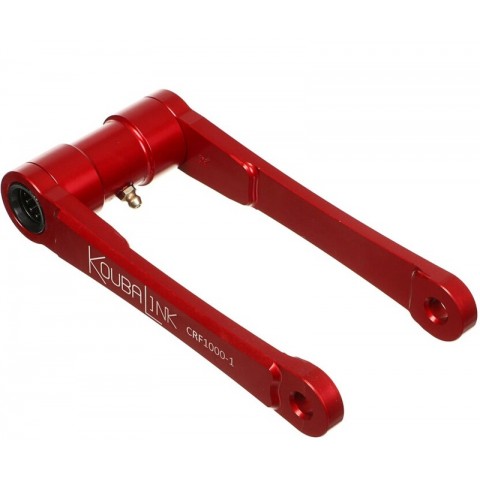 Kit de rabaissement de selle KOUBALINK (22.2 mm) rouge - Honda CRF1000 / 1100 Africa Twin