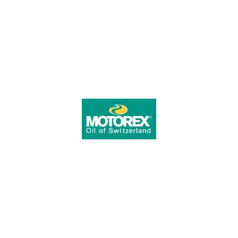 Logo MOTOREX imprimé des 2 côtés pour présentoir