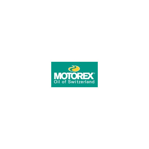 Logo MOTOREX imprimé des 2 côtés pour présentoir