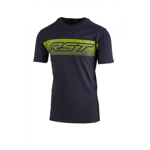 T-Shirt RST Gravel - bleu navy/vert citron taille M