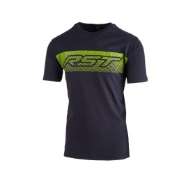 T-Shirt RST Gravel - bleu navy/vert citron taille XS