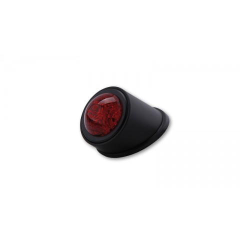 Feu arrière LED SHIN YO Old School TYPE1 noir verre rouge