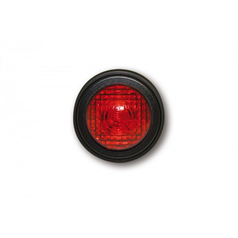 Feu arrière LED SHIN YO Old School TYPE1 noir verre rouge