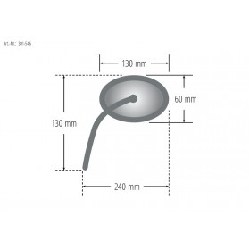 Rétroviseur SHIN YO Luca aluminium