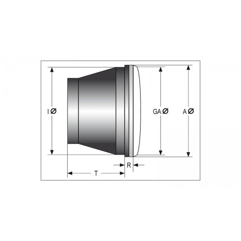Insert de phare SHIN YO H4 (176 mm), homologué E, réflecteur prismatique asymétrique