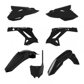 Kit plastique POLISPORT MX Restyling noir - Honda CR125 / 250