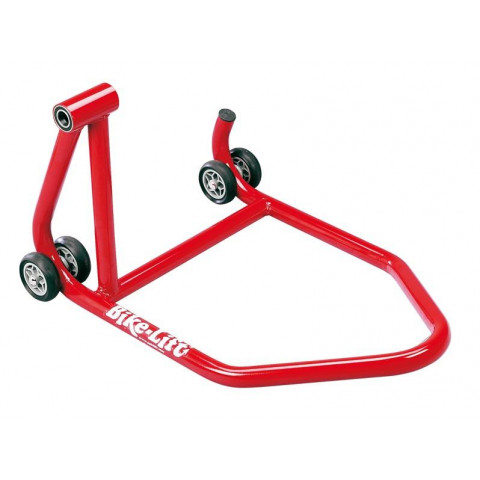 Béquille arrière monobras BIKE LIFT prise gauche rouge