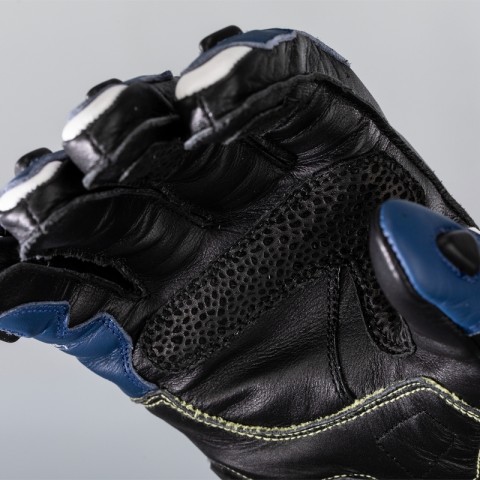 Gants RST Tractech Evo 4 cuir bleu/blanc/noir taille S