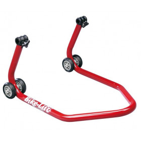 Béquille arrière universelle BIKE LIFT rouge avec supports en "V"