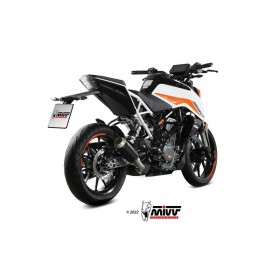 Silencieux MIVV MK3 Slip-On acier inoxydable noir - KTM 125 / 390 Duke