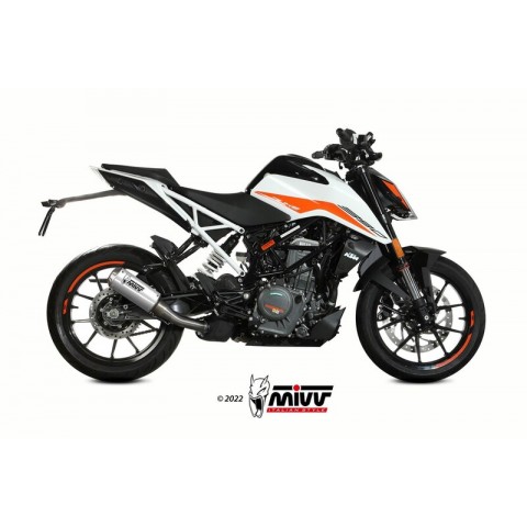 Silencieux MIVV MK3 Slip-On acier inoxydable - KTM 125 / 390 Duke