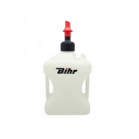 Bidon d'essence BIHR Home Track homologué TÜV blanc 10L