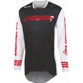 Maillot ANSWER Elite Finale - noir/blanc/rouge