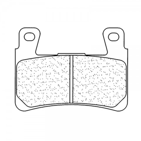 Plaquettes de frein CL BRAKES Racing métal fritté - 2711C60