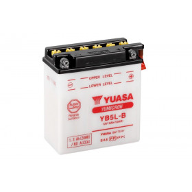 Batterie YUASA YB4L-B conventionnelle livrée avec pack acide